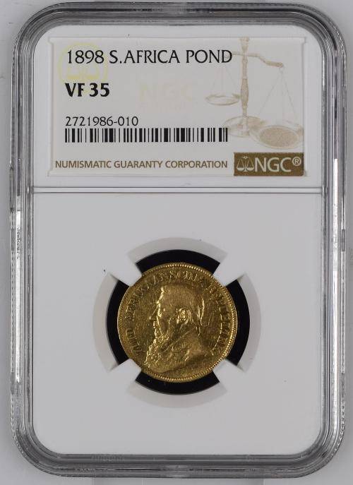 1898 POND - NGC GRADED VF35